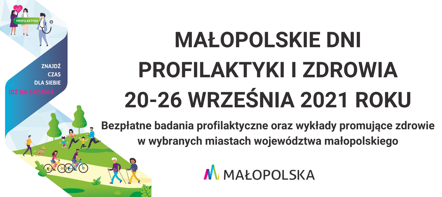 Małopolskie Dni Profilaktyki i Zdrowia w dniach 20-26 września 2021 r.
